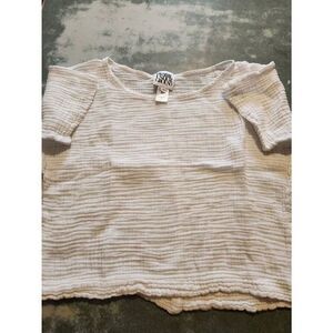 Prairie Underground white cotton crop top sz XS